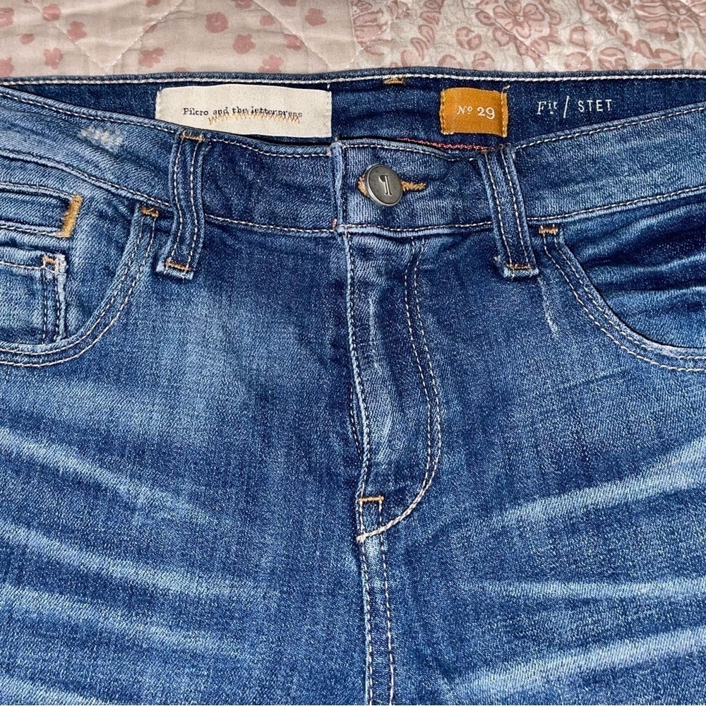🔥 Anthropologie-Pilcro and the Letter Press Jean shorts 🔥 - Picture 3 of 7